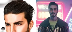 Coupe de cheveux homme mi long en arrière