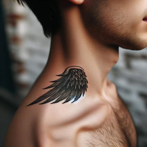 Tatouage d’ailes d’ange