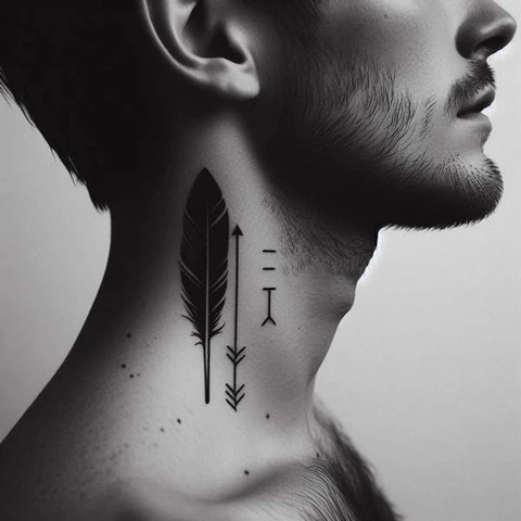 Tatouage de plumes