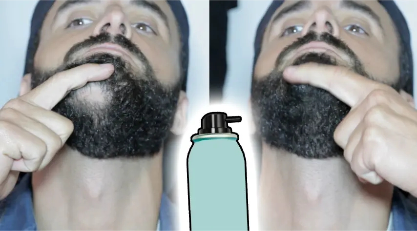 corriger les trous dans la barbe 