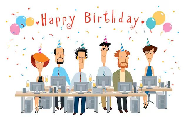 Message d'anniversaire simple pour un collègue