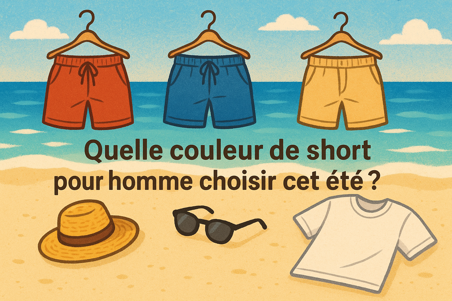 Quelle couleur de short pour homme choisir cet été ?