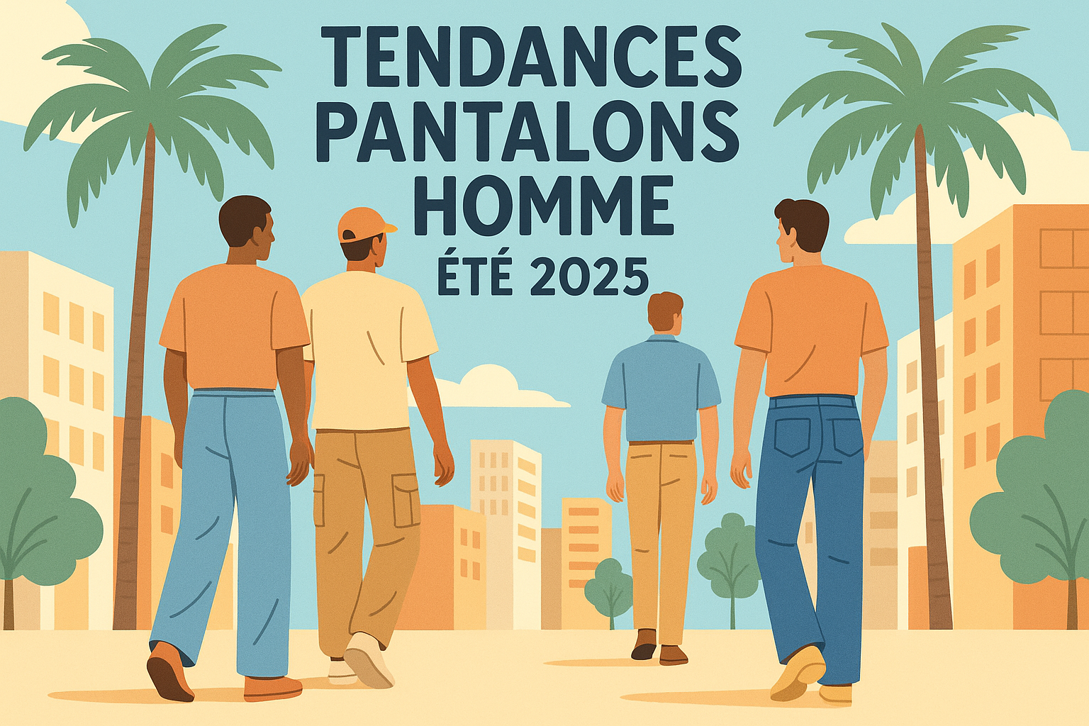Quelles sont les tendances en termes de pantalon pour homme pour l&rsquo;été 2025 ?