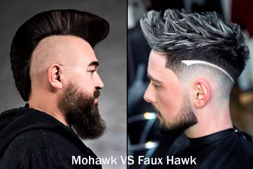 Différence entre iroquois et faux hawk