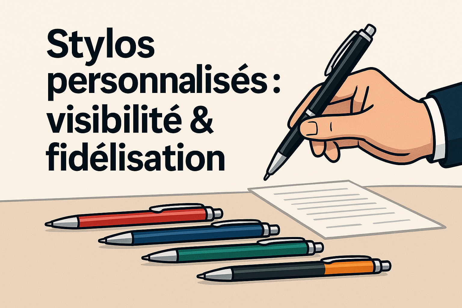 Pourquoi opter pour des stylos personnalisés ?