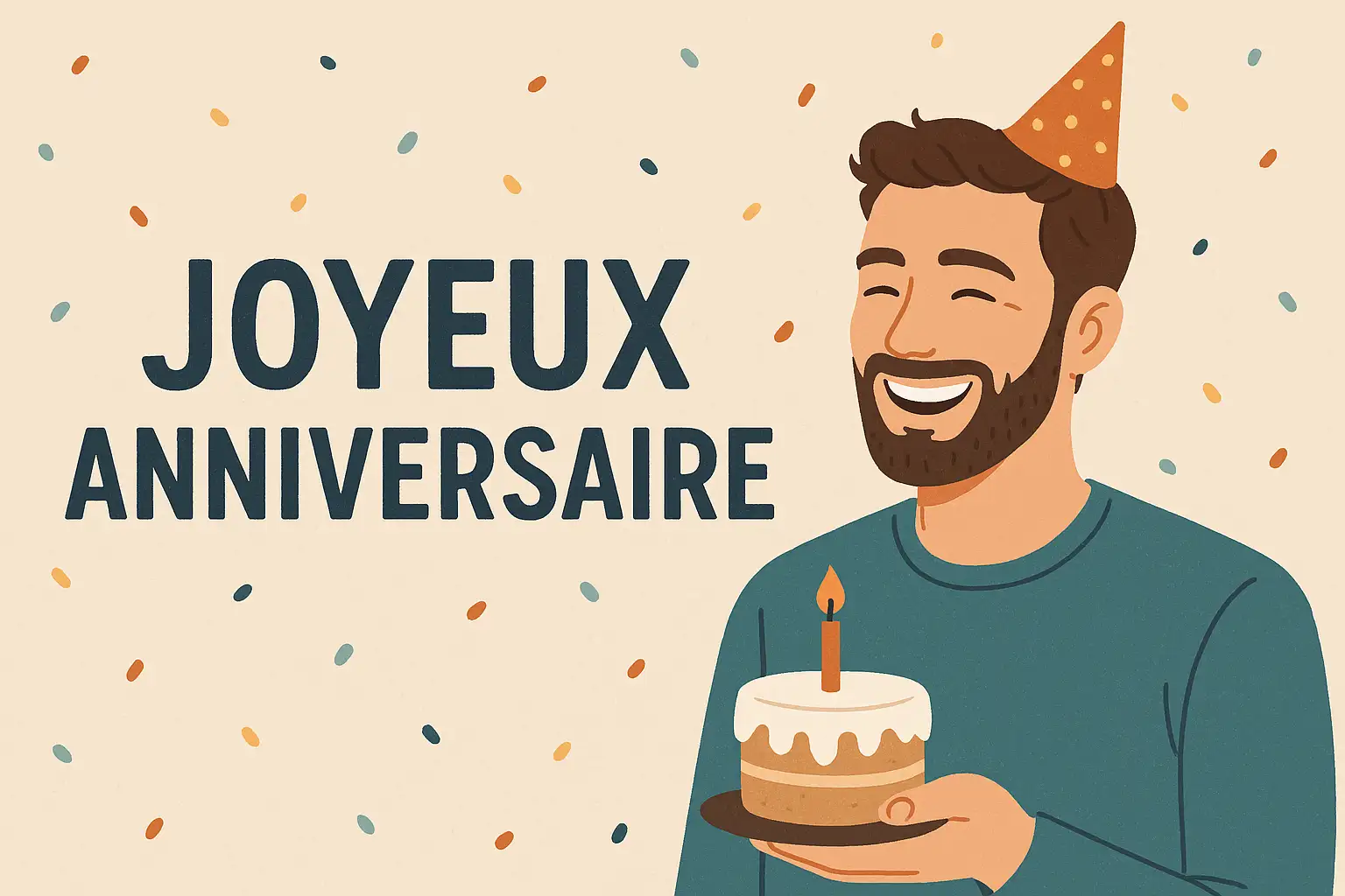 Quel texte écrire pour souhaiter un joyeux anniversaire à un homme ?