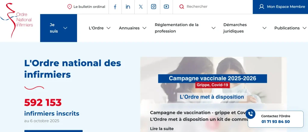 l’Ordre National des Infirmiers