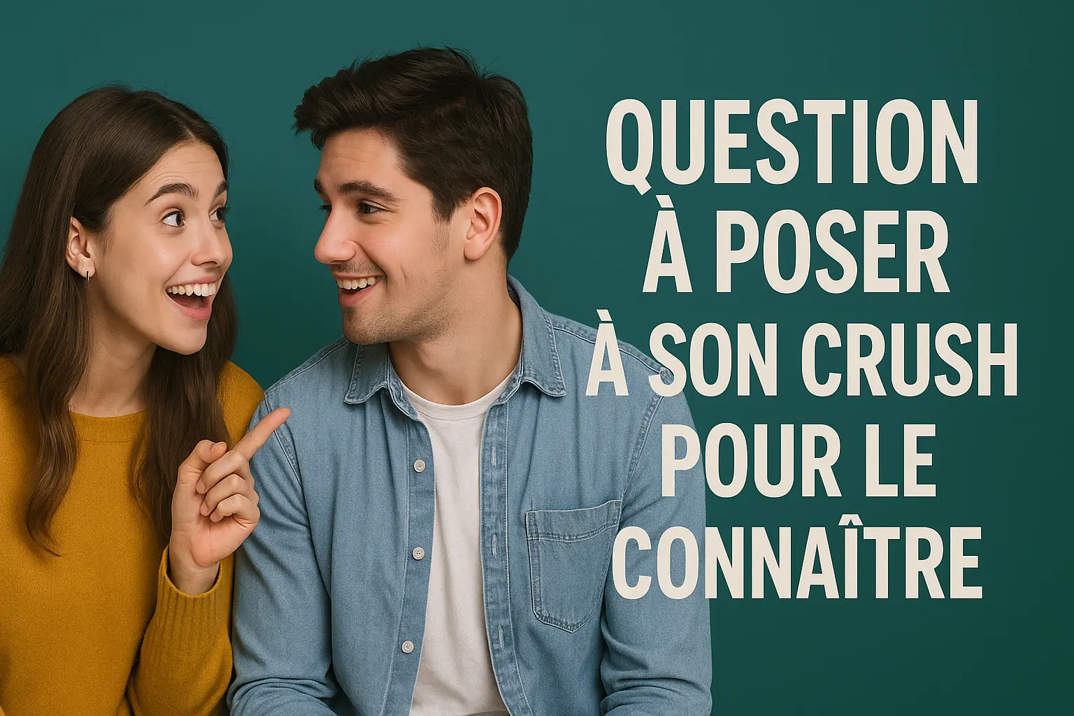 Quelles questions poser à son crush pour mieux le connaître ?