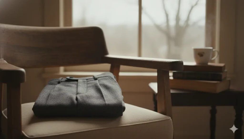 pantalon en flanelle