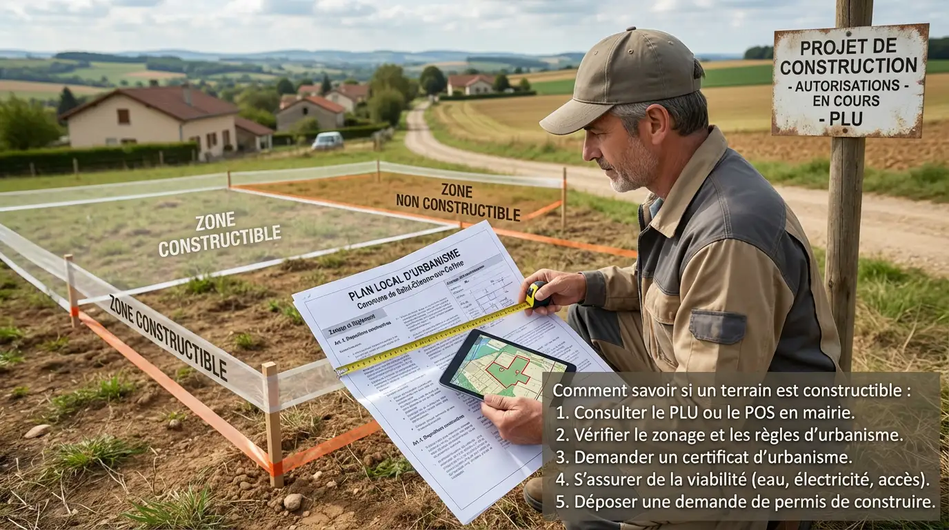 Comment savoir si un terrain est constructible ?