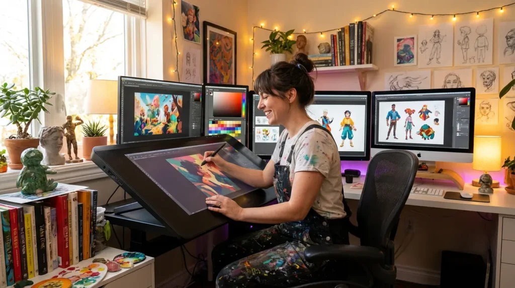 métier artistique qui rapporte plus de 100000 euros par mois