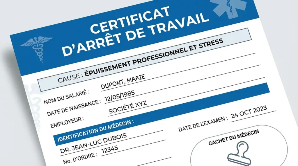 signes qui justifient un arrêt maladie