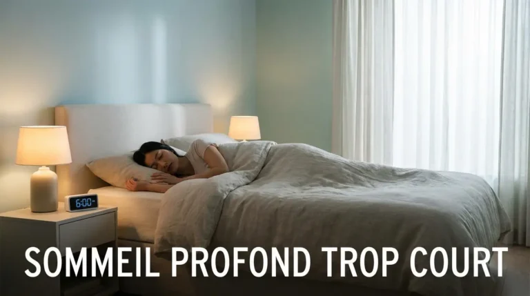 sommeil profond trop court