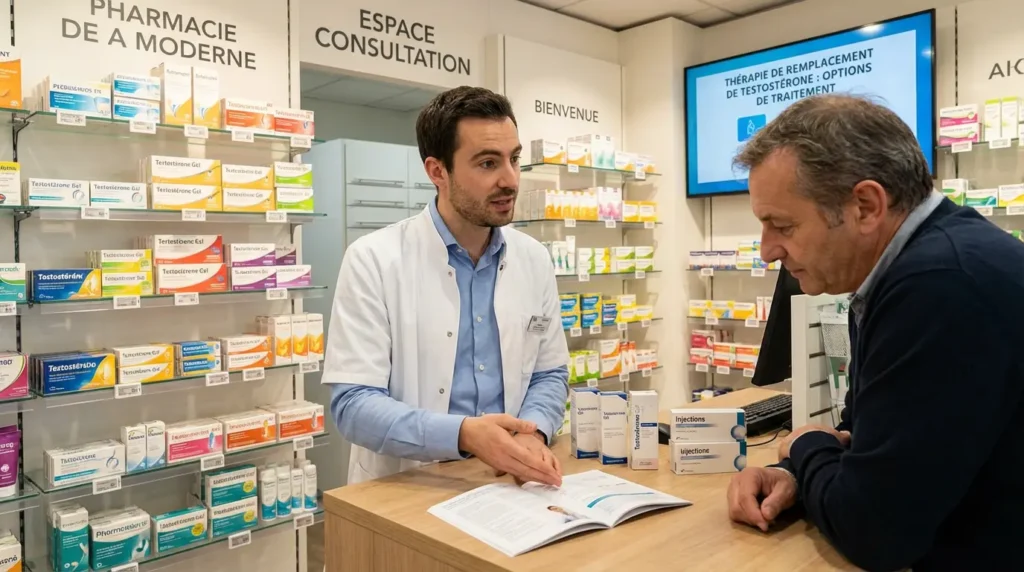 testostérone en pharmacie