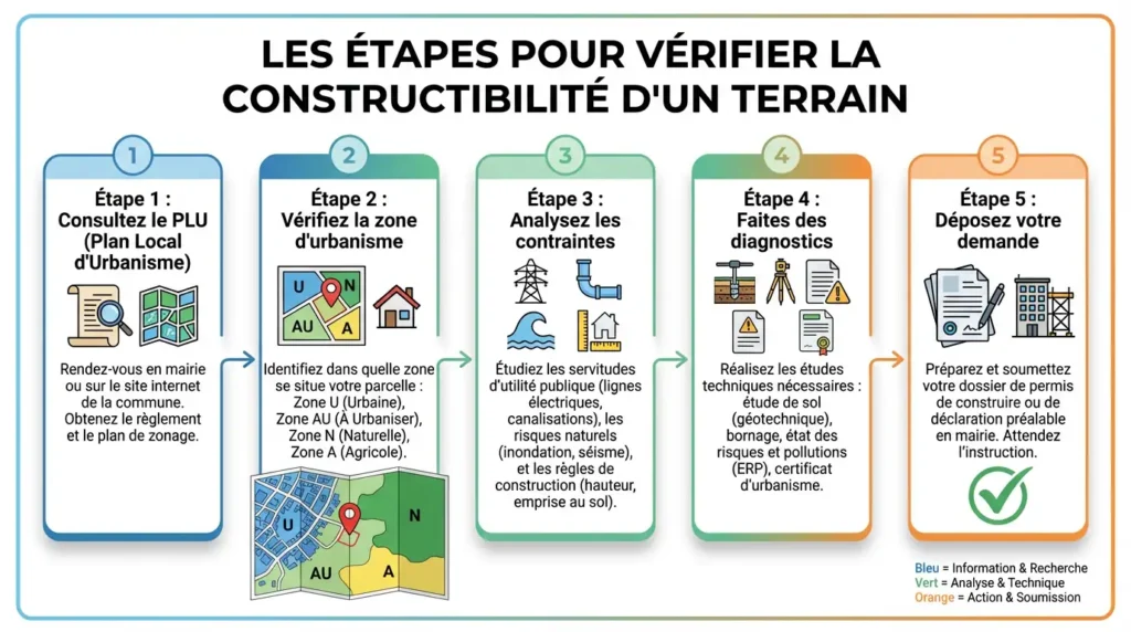 vérification de la constructibilité d'un terrain