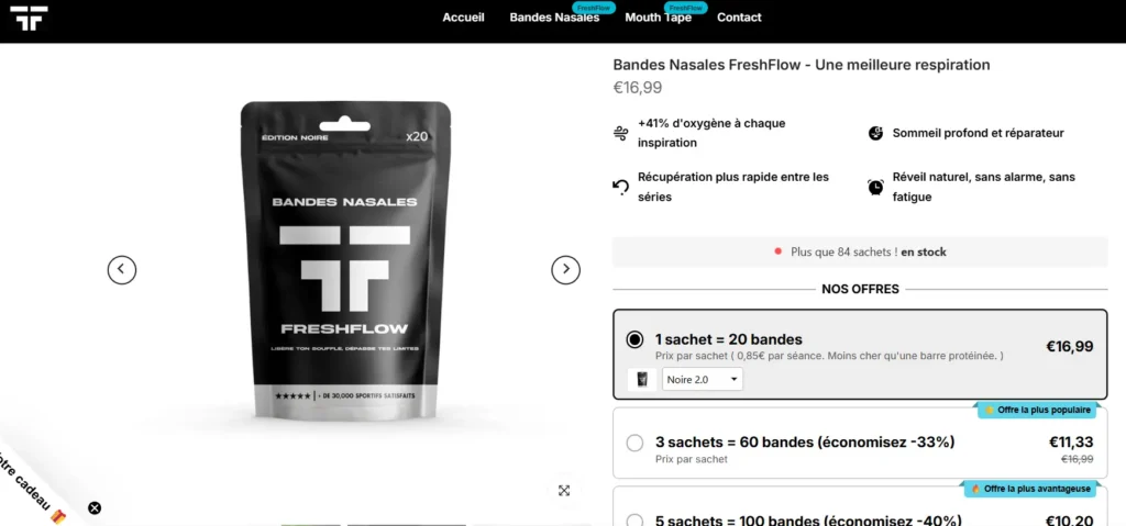 avis sur Freshflowup