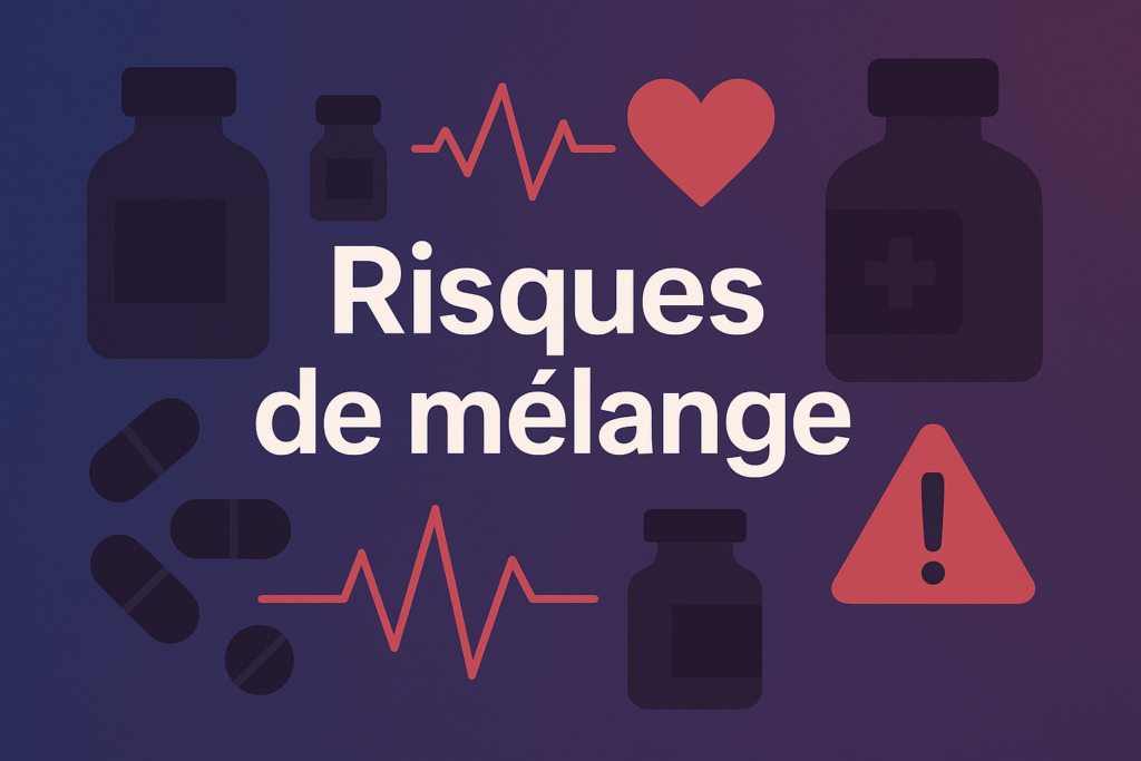 Illustration sur les risques de mélange entre poppers et médicaments de l'érection avec tension artérielle