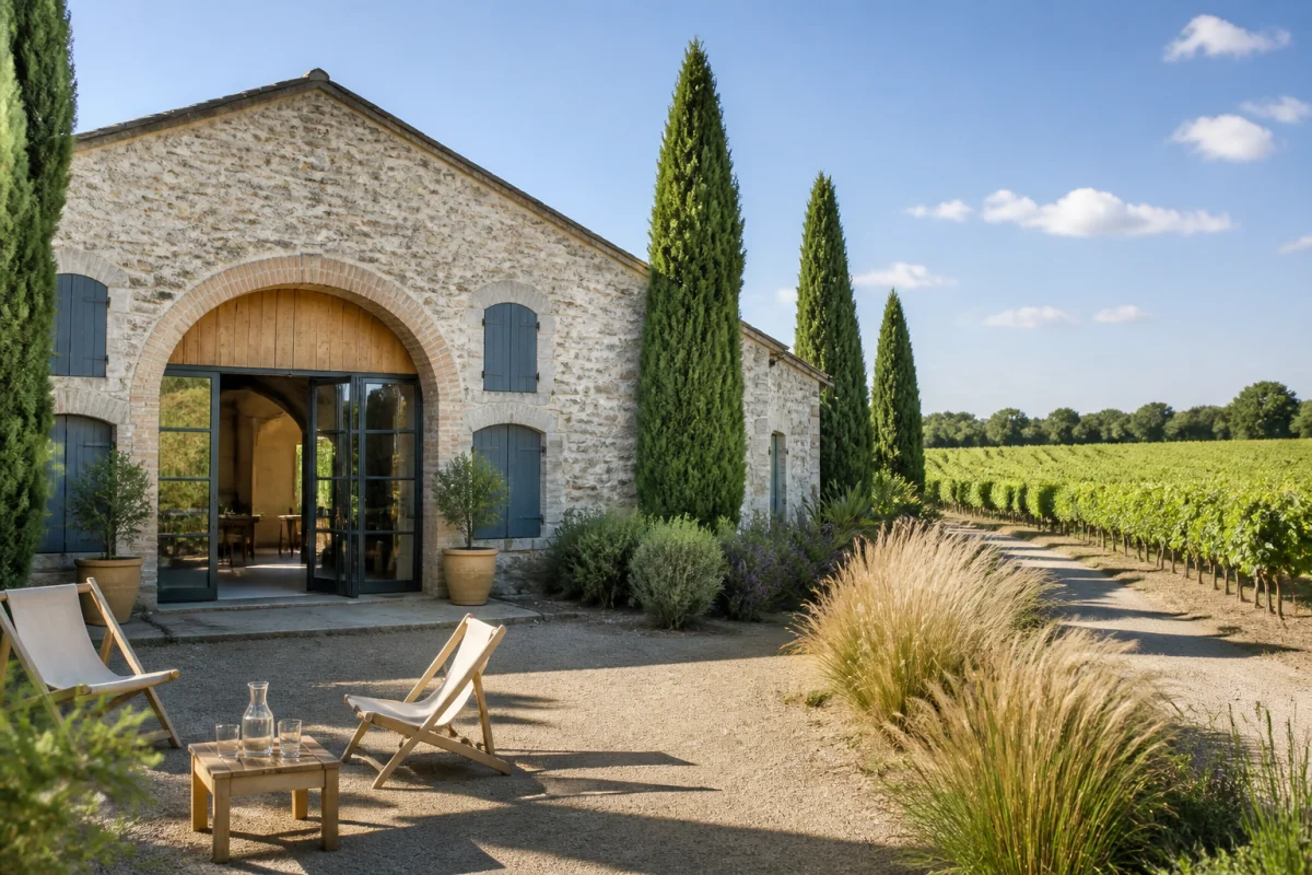 Les Chais De La Cour, centre de bien-être en pierre au cœur des vignes du vignoble nantais